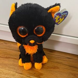 Limited Edition Ty Beanie Boo MOONLIGHT the Halloween Cat~with tag